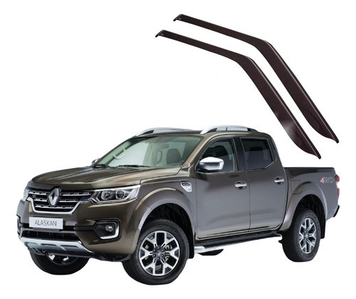 Deflector Renault Alaskan Ventanilla Oriyinall X2 Unid Del 0