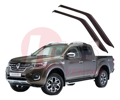 Deflector Renault Alaskan Ventanilla Oriyinall X2 Unid Del 1