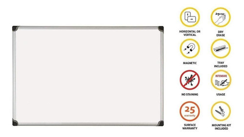 Pizarra Blanca Magnética Consultop 180x90cm 1