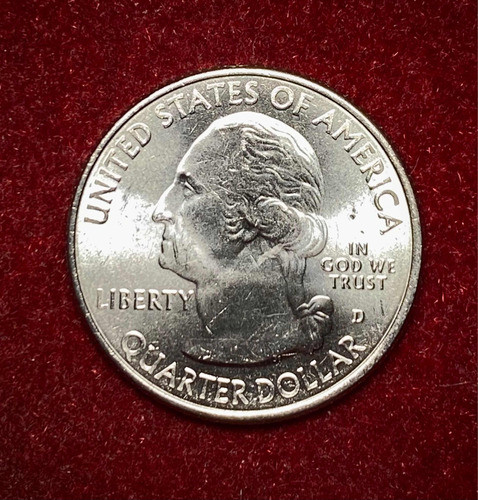 Moneda 1/4 Dólar Estados Unidos 2018 D Uc 100 Pictured Rocks 1