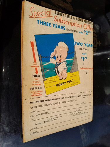 Comic Looney Tunes. Merrie Melodies.n°40. 1945. Epoca Dorada 1