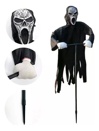 Fantasma Halloween Scream Volador Deco Jardin Exterior 0