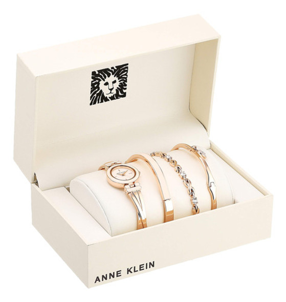 Conjunto De Relógios E Pulseiras Femininos Anne Klein Com De 1