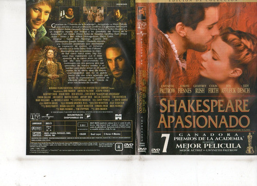 Shakespeare Apasionado (1998) - Dvd Original - Mcbmi 0