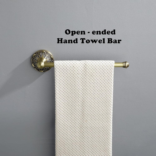 Lucyound Barra De Toallas Pequeña De Oro Antiguo, Toallero A 1