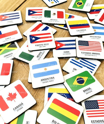 Juego De La Memoria Banderas Del Mundo Paises De America 1