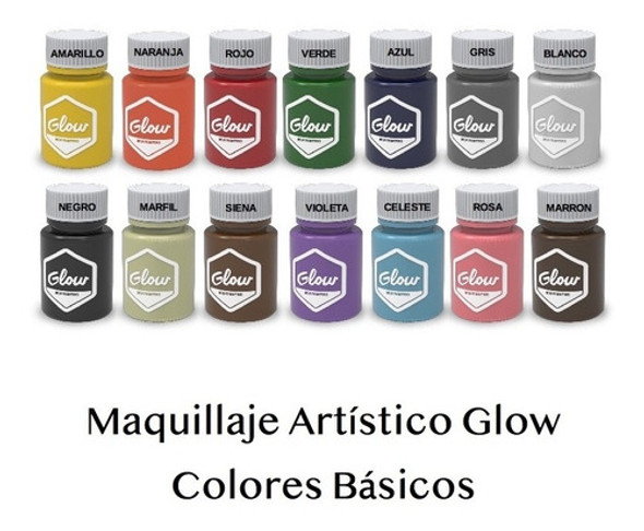 Maquillaje Artistico Teatral Glow Body Painting 1