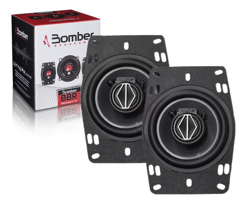 Kit Alto Falante Vw Parati G1 Bomber Triaxial 4  100 W 0