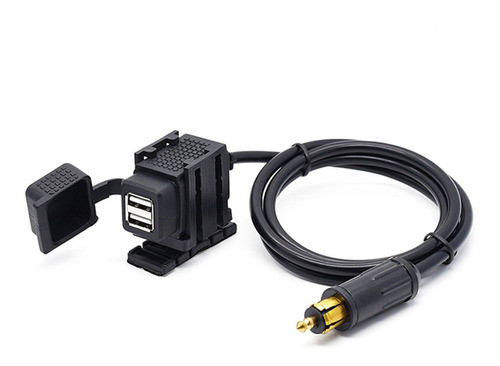 Adaptador Extension Doble Usb Para Toma Din Moto Ducati Bmw 0