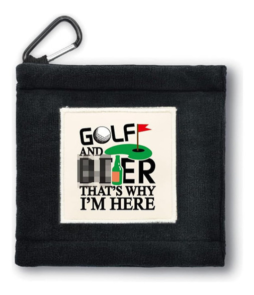 Geygie Golf Y Por Qué Estoy Aquí Toalla De Golf De Bolsillo 0