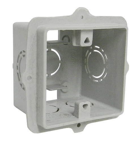 Caja De Embutir Mignon Cuadrada Pvc Genrod 5x5 X50u 0