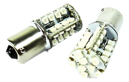 2 X 1156 Ba15s P21w 7506 Ámbar 40 Smd Led Trasero Intermiten 1