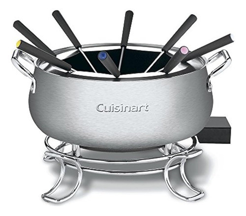 Fondue Eléctrico Cuisinart Cfo-3ss, Acero Inoxidable Cepilla 0