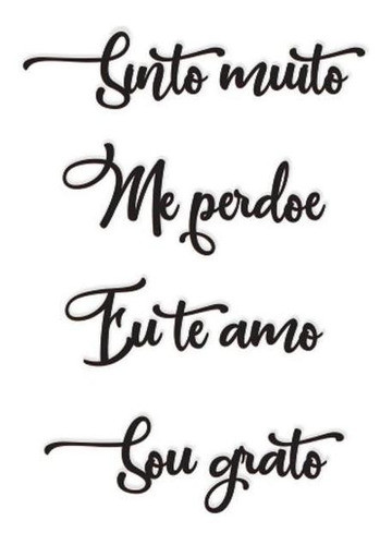 Ho Oponopono 58x82cm Em Mdf - Lettering Aplique De Parede 0