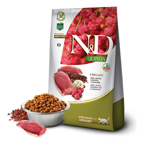 N&d Gato Adulto Quinoa Urinary Pato 7.5kg 0