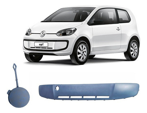 Moldura Rejilla Paragolpe Volkswagen Up ! Ciega 2014 A 2017 0
