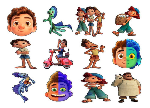 Patch Estampado Luca Da Disney, Adesivos Para Tecido E Roupa 0
