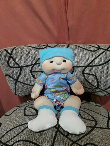 Bebé Artesanal En Tela Soft 45cm 1