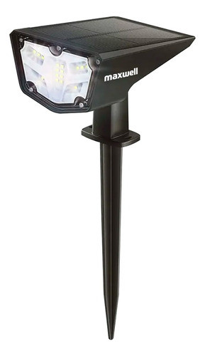Foco Estaca Led Solar Jardin Maxwell Impermeable Luz Calida 0