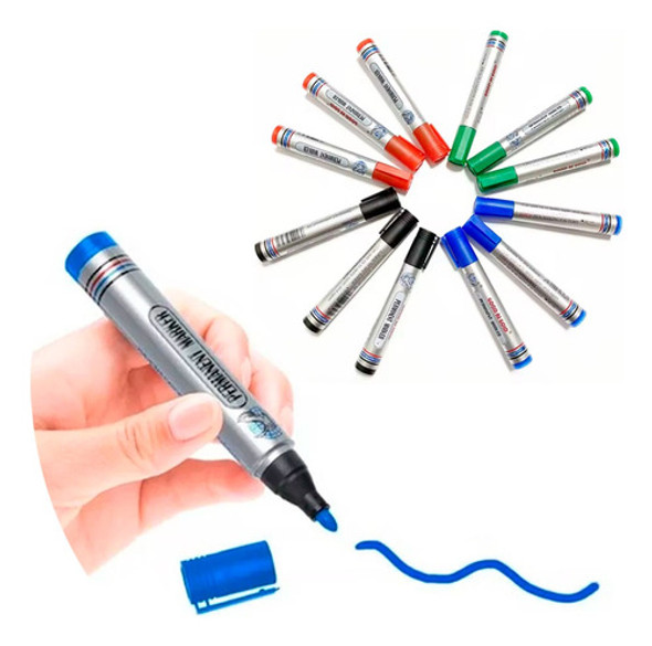 Marcadores X12 Fibrones De Colores Caja Para Escuela Zhibi 0 Marcadores X12 Fibrones De Colores Caja Para Escuela Zhibi 0