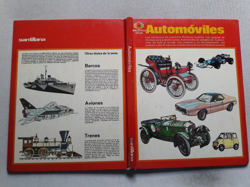 Automoviles Biblioteca Visual Santillana Madrid España 1972 0