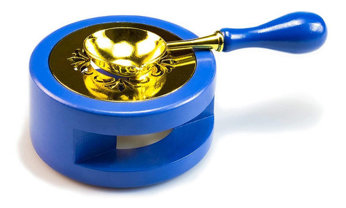 Kit Cuchara Para Derretir Cera - Sello De Cera - Color Azul 0