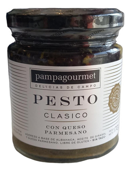 Pesto Clasico  Con Queso Parmesano X 170g 0