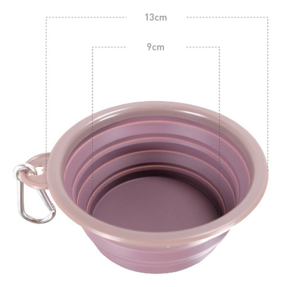 Comedero Perro Viaje Collapsable Ibiyaya Quick Bite 1