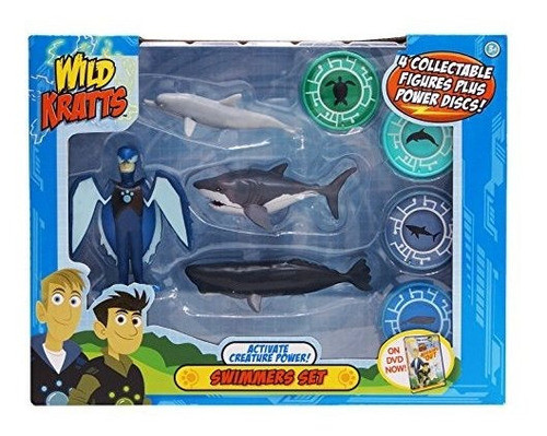 Conjunto De Figuras De Accion De 4 Kvats De Wild Kratts Acti 0