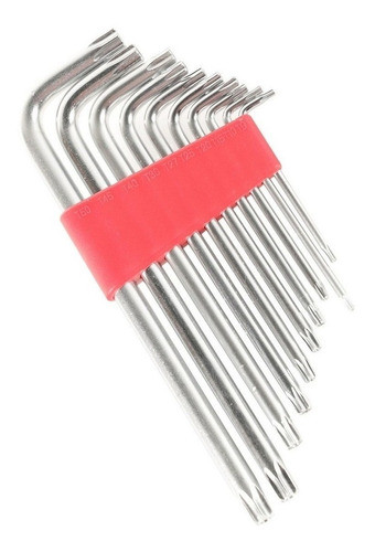 Juego Set De Llaves Torx 10 Piezas T9 A T50 Kld Profesional 0