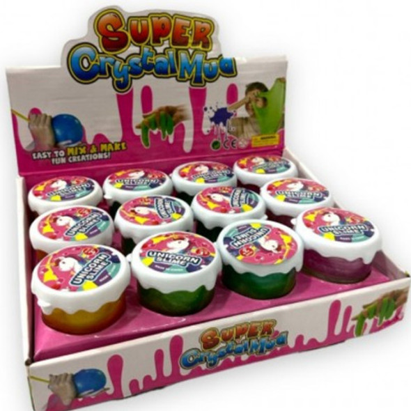 Caja X 12 Unidades Slime Brillante 3 Colores 0