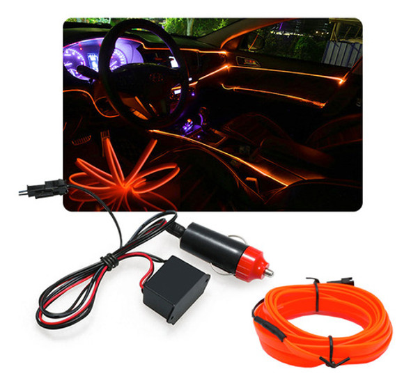Fita Led Painel City 2009 Luz Interna 5m Laranja Âmbar 0