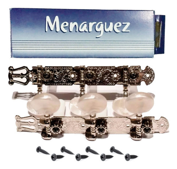 Clavijero Menarguez 209 Guitarra Clásica Criolla Nacar 35m 0