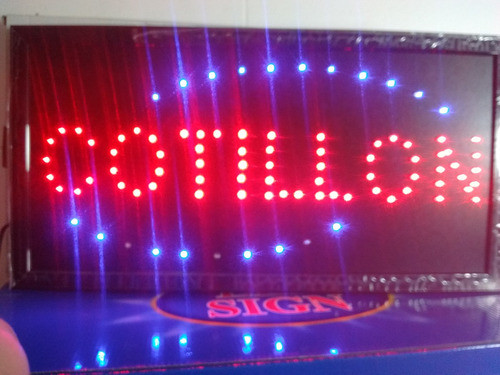 Cartel Led Cotillon Abierto O La Que Quieras Leer Detalle 1