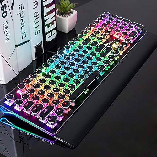 Teclado Mecanico Para Juegos De Maquina De Escribir Doble Co 0