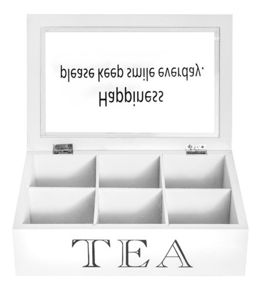 Caja De Te Madera X 6  Organizador Saquitos  Deco 0 Caja De Te Madera X 6  Organizador Saquitos  Deco 0