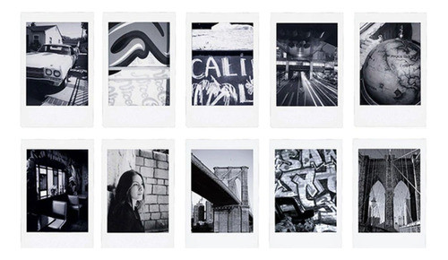 Pack 30 Filmes Instax Mini Monochrome Preto E Branco Para M 1