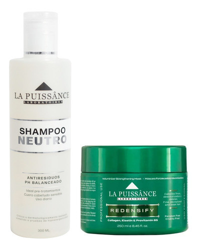 Máscara La Puissance Redensify  250 Ml+ Shampoo Neutro 0