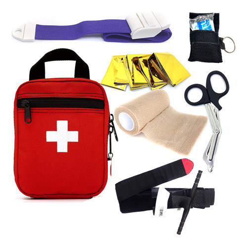 Kit Pouch Control De Hemorragia Ifak Edc Bomberomania Rojo 0