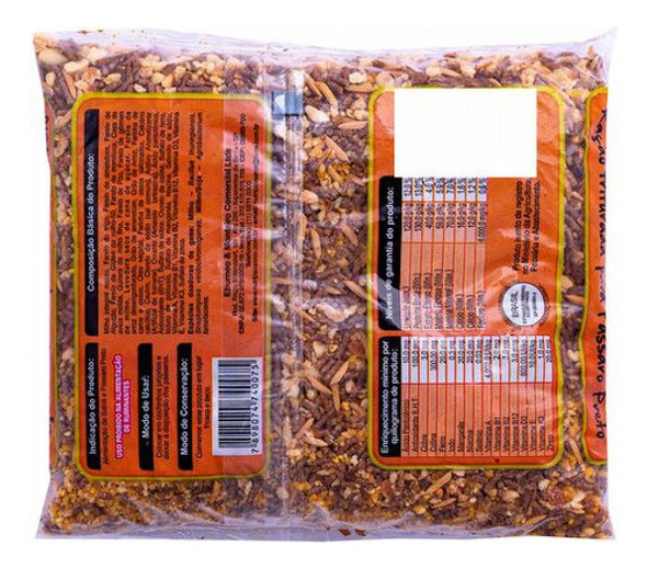 Ração Triturada - Pássaro Preto - Banana - 500g 1