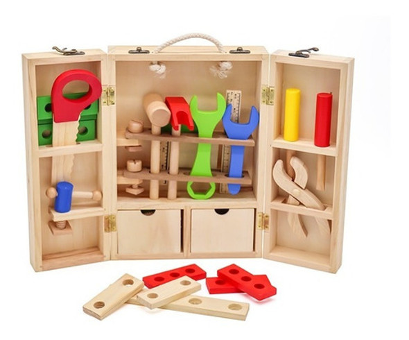 Juego De Carpintería En Madera Para Niños / Juguete 1