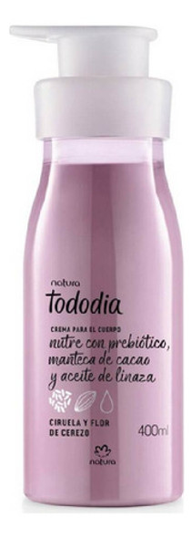 Hidratante Ciruela Y Flor De Cerezo Tododia Natura - Lvdm 0