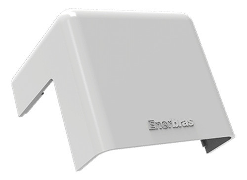 Kit 8 Cotovelo Externo Branco 90° Canaleta 40x15 Enerbras 1