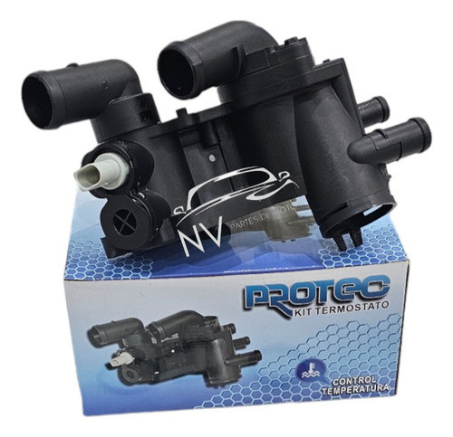 Base Porta Termostato Completo  Vw Fox-suran 1.6 8v 0