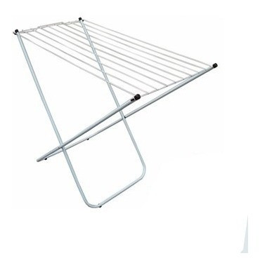 Tendedero De Ropa De Aluminio Con Pie 90 X 56 X 85cm 0