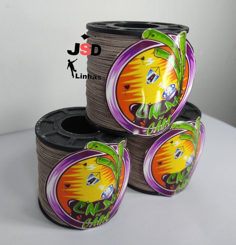 Kit 3 Tubos De Linha 500 Jardas Cada 1