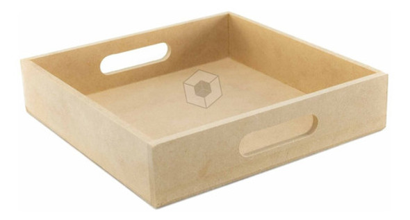 Bandeja De Desayuno 20x20cm, Fibrofacil, Pack X5 Unidades! 1