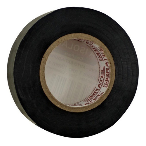 Kit Com 5pçs Fita Isolante Preta 19mm X 20m Sibratec 1