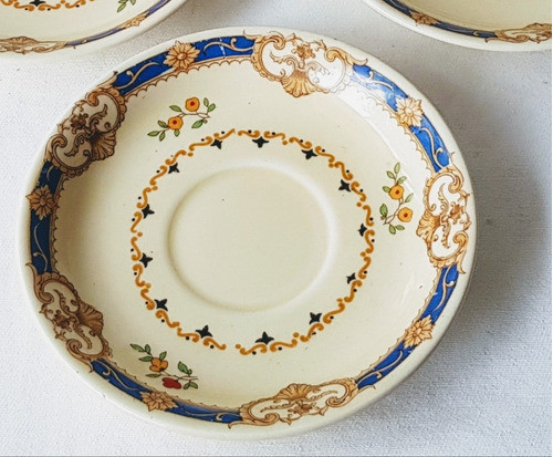 Lote 6 Platitos De Café Loza Inglesa Woods Ivory Divinos! 1