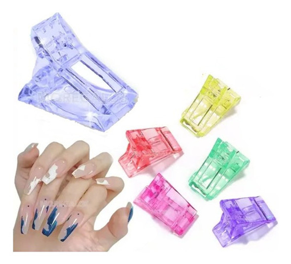 Clip Broche X5 Para Capsula Dual Esculpidas Magico Colores 0